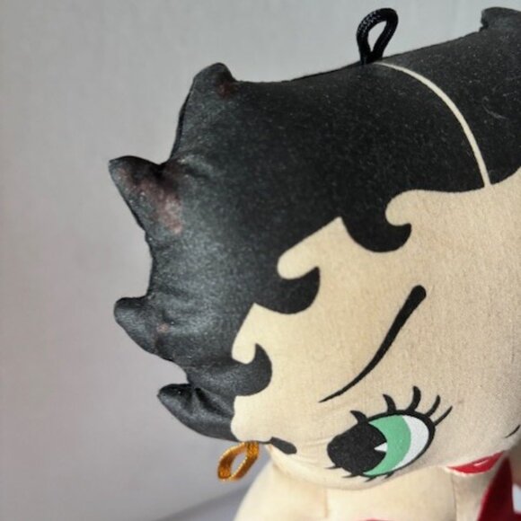 Classic Red Betty Boop Plush 16” 1999 Kelly Toy Red Dress Heart Garter Stand - Picture 12 of 13